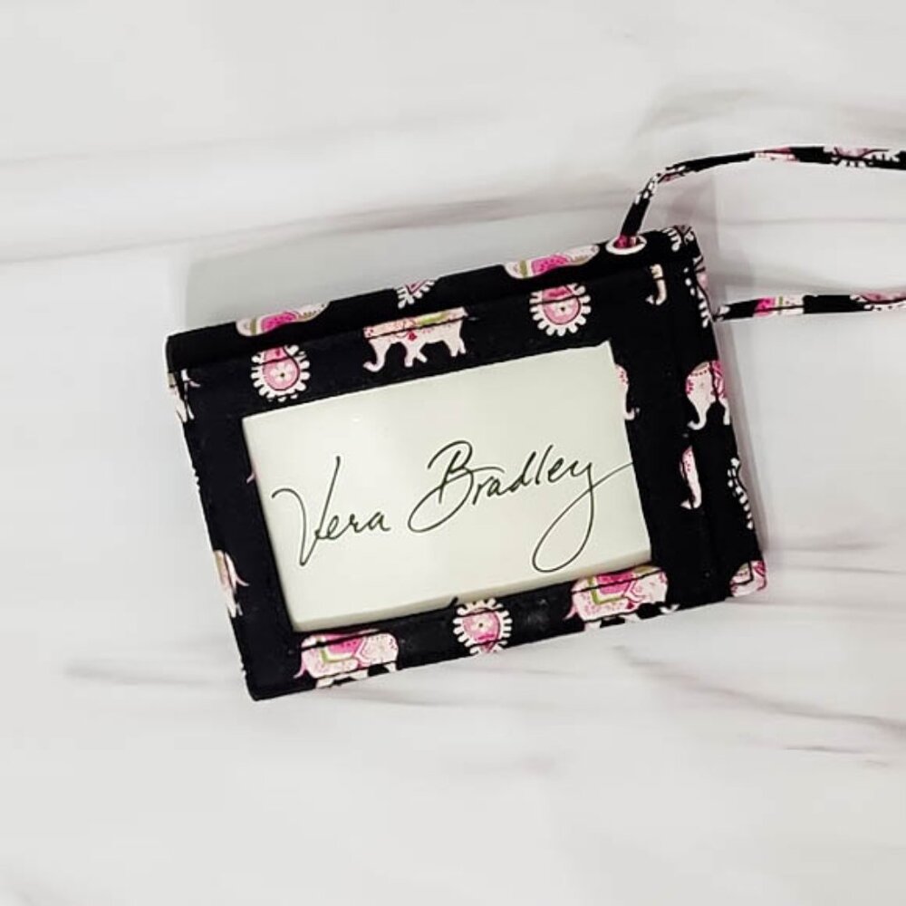 Vera Bradley Pink Elephant Luggage Tag - NWOT